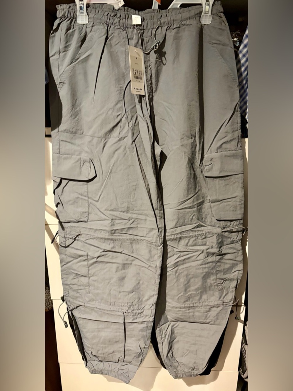 Halara Mid Rise Drawstring Multi Pockets Casual Cargo Joggers